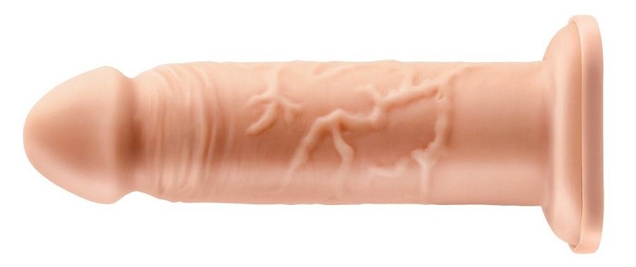 Silikonový návlek na penis HOLLOW Extension 20 cm velikost